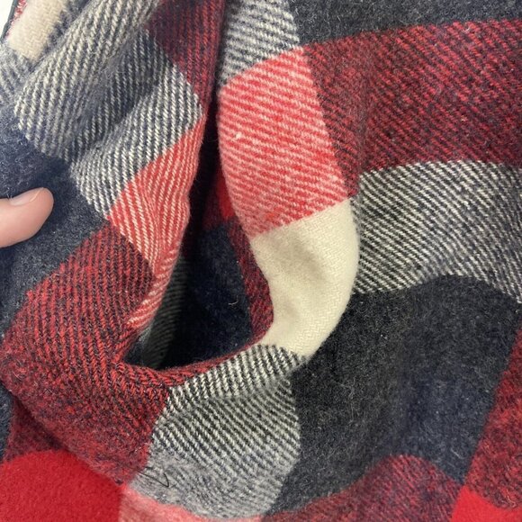 Thermo King Vintage Men M Hunting Jacket Plaid Wool Lined Nylon Shell - Picture 11 of 13